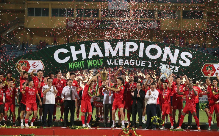 Vô địch V-League 2023, CLB Công an Hà Nội được thưởng tiền tỉ, cao gấp đôi Hà Nội FC Vô địch V-League 2023, CLB Công an Hà Nội được thưởng tiền tỉ, cao gấp đôi Hà Nội FC