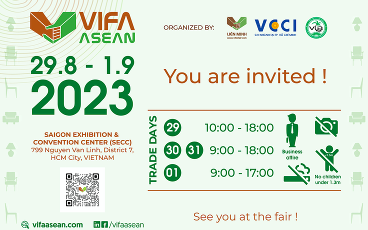 VIFA ASEAN 2023 - Kênh kết nối giao thương của ngành nội thất Đông Nam Á