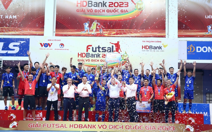 Giải futsal HDBank VĐQG 2023: CLB Thái Sơn Nam lần thứ 12 đăng quang