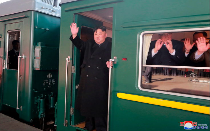 Triều Tiên nói xe lửa bọc thép chở nhà lãnh đạo Kim Jong-un sắp đến Nga