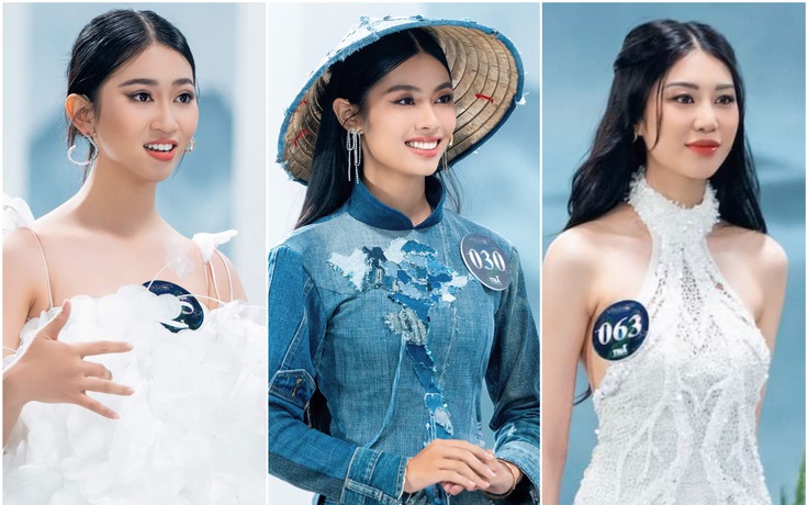 Người đẹp Miss Earth Vietnam 2023 trình diễn trang phục tái chế
