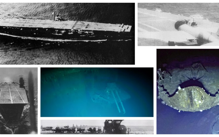 'Hiện hình' tàu sân bay Nhật Bản bị đánh đắm trong trận hải chiến Midway