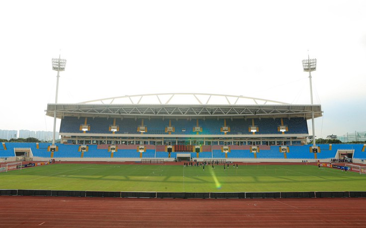 Sân Mỹ Đình đẹp ngỡ ngàng trước giờ CLB Hà Nội đá AFC Champions League