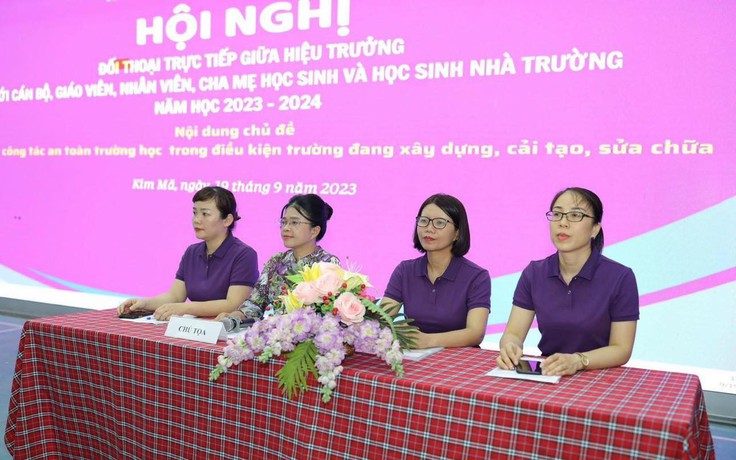Mô hình trường đối thoại với người đứng đầu trong trường học Mô hình trường đối thoại với người đứng đầu trong trường học
