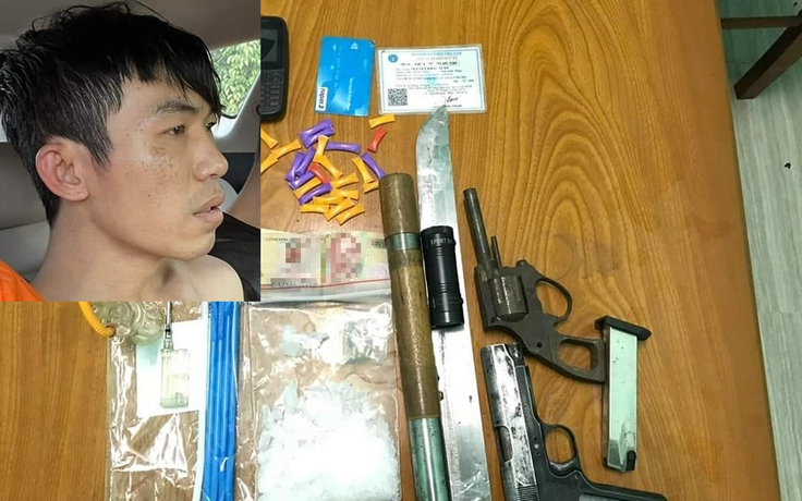 Đồng Nai: Tạm giữ nghi phạm tàng trữ ma túy, thu 2 khẩu súng