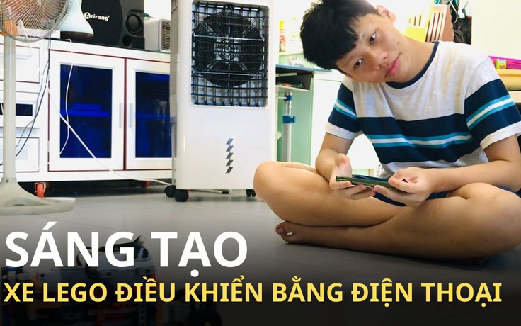 Nam sinh tự kỷ miền Tây sáng tạo xe lego điều khiển bằng điện thoại