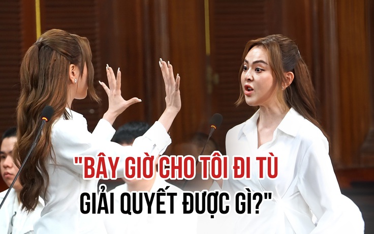 Trang Nemo đỏ mắt bào chữa: 'Bây giờ cho tôi đi tù giải quyết được gì'