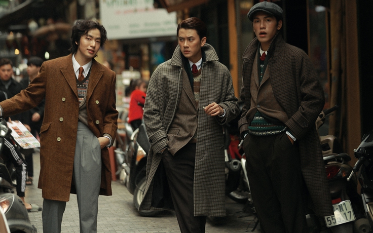 Hà Nội trở lạnh, các nam thanh niên diện suit xuống phố khoe phong cách thời trang