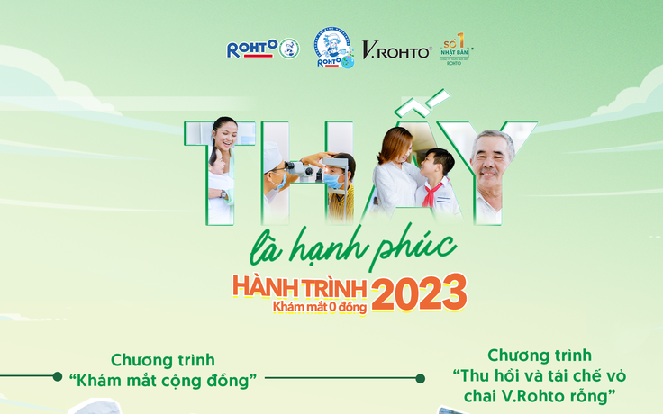 V.Rohto Việt Nam khép lại hành trình 'Thấy là hạnh phúc' 2023 với nhiều hoạt động