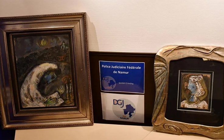 Cảnh sát Bỉ tìm thấy tranh Picasso và Chagall bị đánh cắp