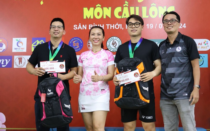 Báo Thanh Niên giành thứ hạng cao môn cầu lông giải Hội Nhà báo TP.HCM