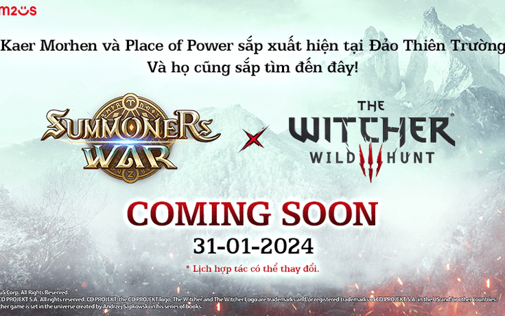 Hé lộ màn hợp tác giữa Summoners War và The Witcher mừng kỷ niệm 10 năm