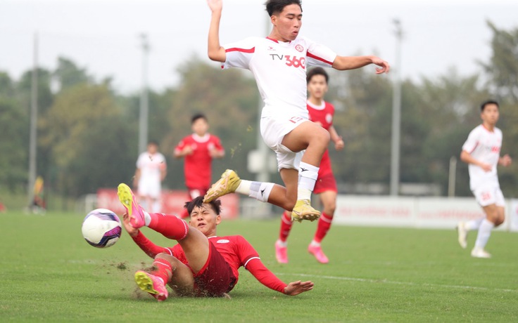 U.19 Thể Công Viettel suýt bại trận trên sân nhà trước đội hình trẻ của PVF-CAND