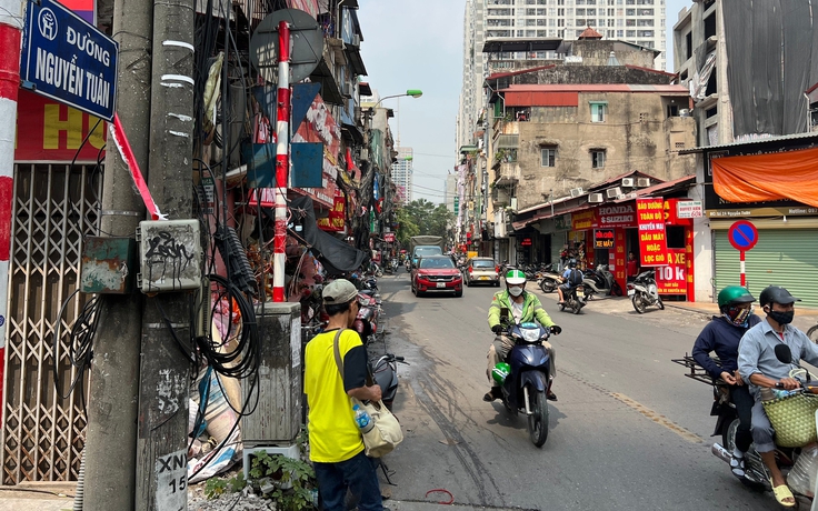 Hà Nội cưỡng chế thu hồi đất, mở rộng đường Nguyễn Tuân