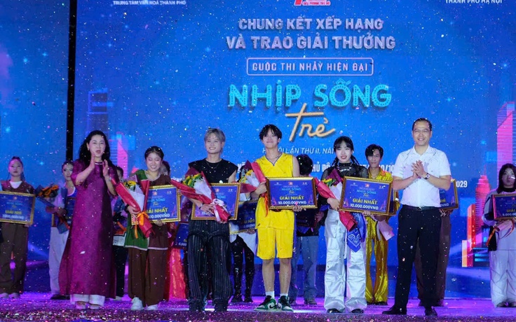 4 đội đoạt giải nhất cuộc thi nhảy hiện đại 'Nhịp sống trẻ' Hà Nội năm 2024