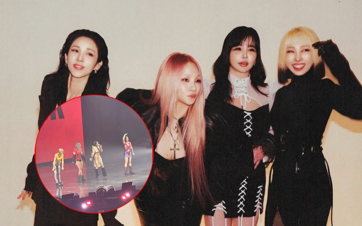 2NE1 tái hợp với show diễn nhiều cảm xúc