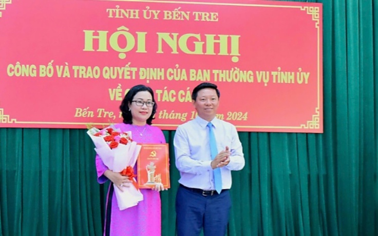 Bà Nguyễn Trúc Hạnh giữ chức Trưởng ban Tuyên giáo Tỉnh ủy Bến Tre