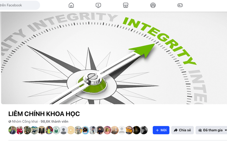 Nhóm Liêm chính khoa học trở lại trên Facebook cũng bất ngờ như khi biến mất