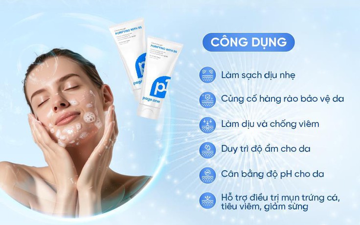 Cách sử dụng gel rửa mặt PageOne Cleansing Gel Purifying With B5 sạch sâu, không khô da