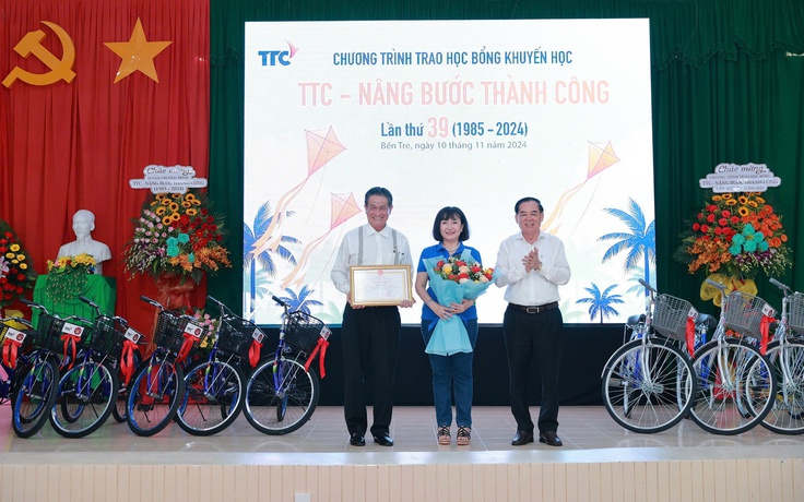 568 suất học bổng đến với học sinh tỉnh Bến Tre