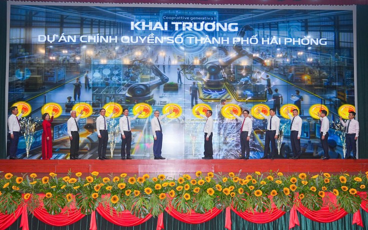 Hải Phòng khai trương Dự án Chính quyền số