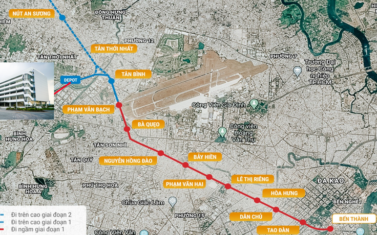 TP.HCM sẽ dùng vốn ngân sách làm tiếp tuyến metro số 2