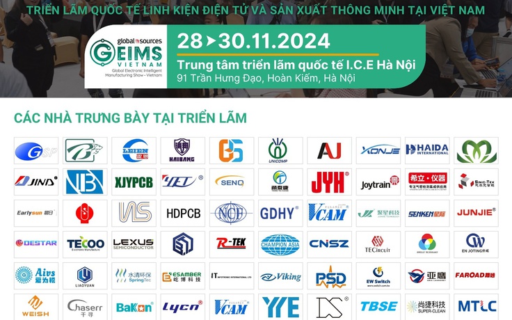 Sắp diễn ra triển lãm linh kiện điện tử tại Hà Nội