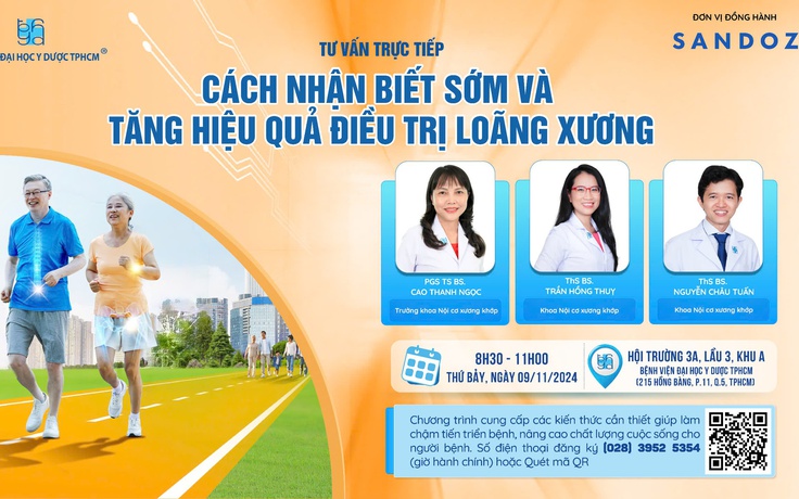 Tư vấn trực tiếp: Cách nhận biết sớm và tăng hiệu quả điều trị loãng xương