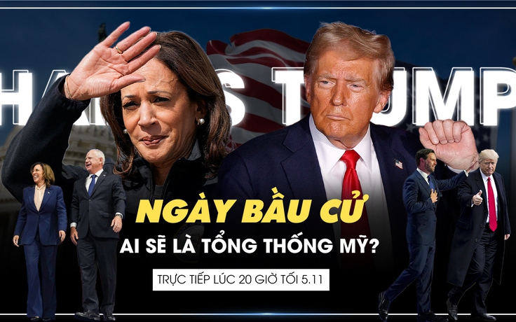 TRỰC TIẾP BẦU CỬ MỸ: Cuộc đua Harris - Trump vào ngày quyết định