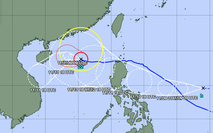Bão số 7 đang mạnh cấp 14, Biển Đông sắp đón bão mới