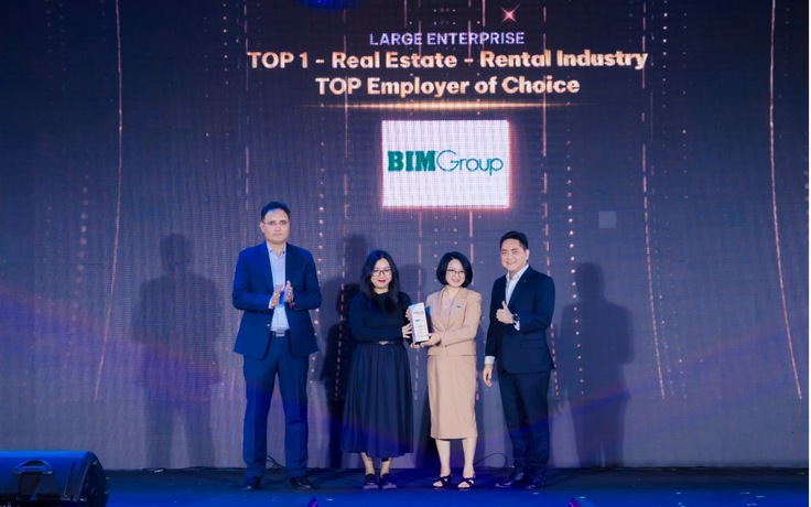 BIM Group tiếp tục dẫn đầu 'Top Nhà tuyển dụng yêu thích 2024' ngành bất động sản