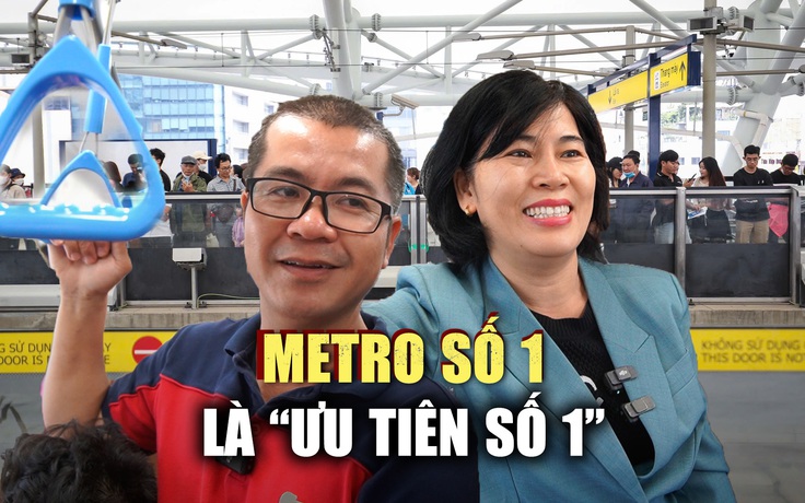 Người dân hào hứng đi tàu metro: ‘Metro số 1 là ‘ưu tiên số 1’