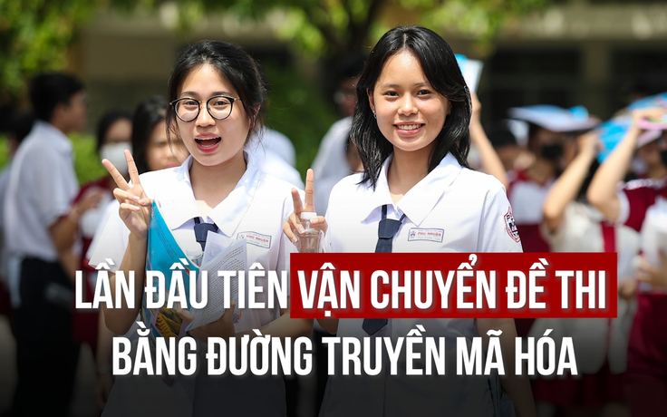 Thi tốt nghiệp THPT 2025: Lần đầu tiên vận chuyển đề thi bằng đường truyền mã hóa và bảo mật