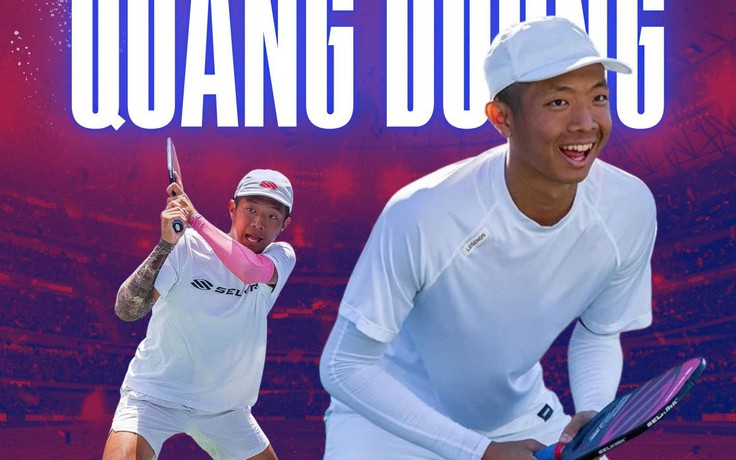 'Thần đồng' Quang Dương tiếp sức giải pickleball PWR Thủ Đức HTV DJoy mở rộng 