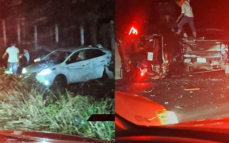 Cao tốc Phan Thiết - Dầu Giây: Tai nạn liên hoàn gần trạm thu phí