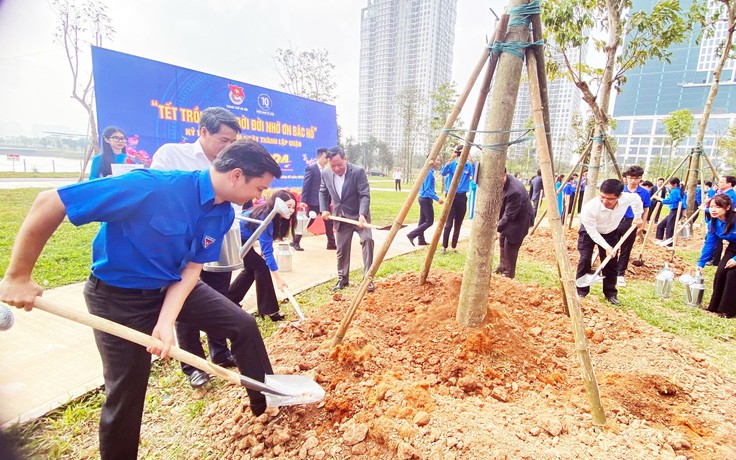 Nhiều công trình khởi động Tháng Thanh niên