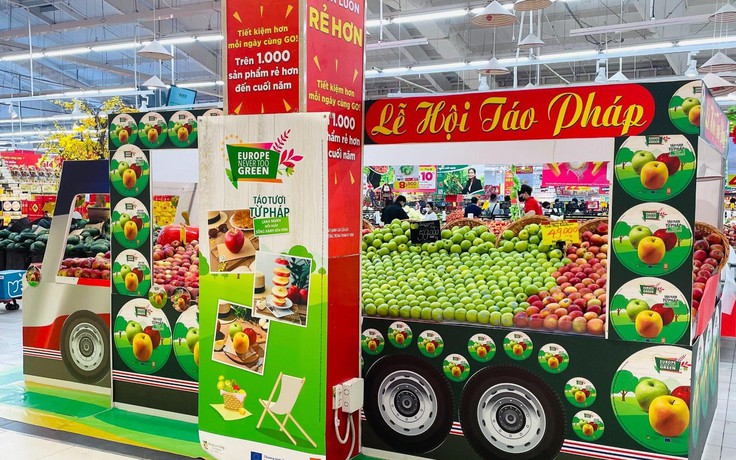 Táo Pháp quảng bá mạnh mẽ, thu hút người tiêu dùng Việt