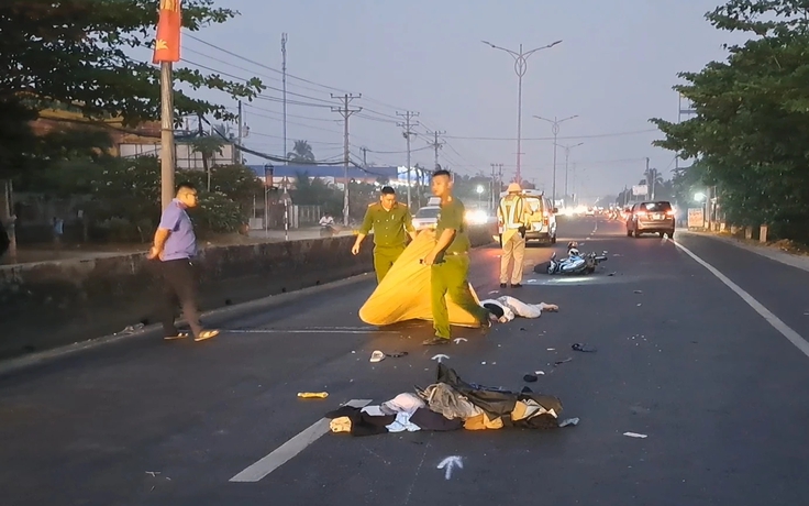 Tiền Giang: Truy tìm tài xế liên quan vụ tai nạn làm 1 người tử vong