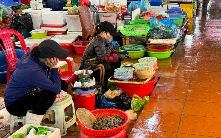 Chợ hải sản nổi tiếng ở Quảng Ninh 'đỏ mắt' chờ khách ngày cuối năm