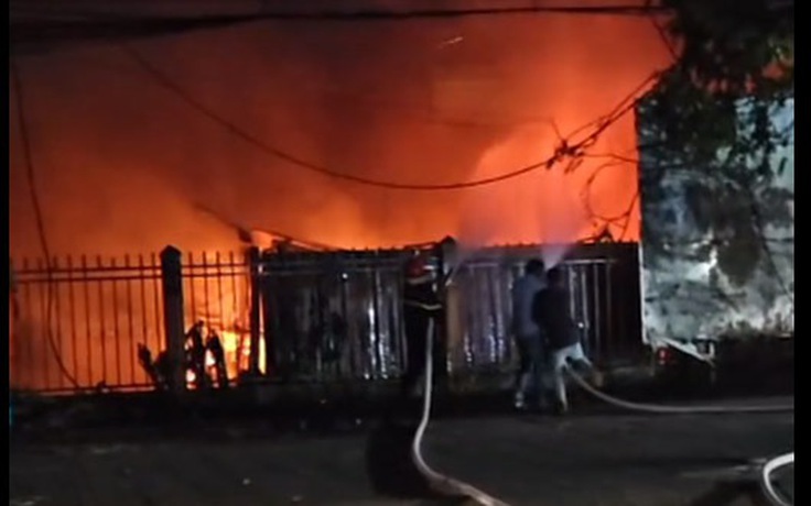 Bình Thuận: Công bố nguyên nhân cháy bãi xe máy tang vật ở trụ sở Công an H.Tánh Linh