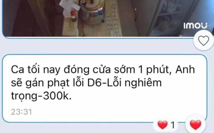 Tranh cãi chuyện tiệm trà sữa phạt nhân viên 300.000 đồng vì đóng cửa sớm 1 phút