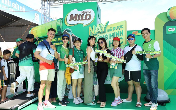 NESTLÉ MILO đồng hành cùng Tiền Phong Marathon 2024 tiếp sức thế hệ trẻ bền bỉ hơn