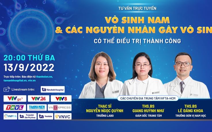 Tư vấn sức khỏe: Hiếm muộn nam gia tăng vì những lý do không ngờ