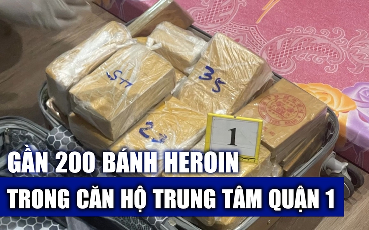 Những chiếc va li chứa đầy heroin trong căn hộ ở trung tâm TP.HCM