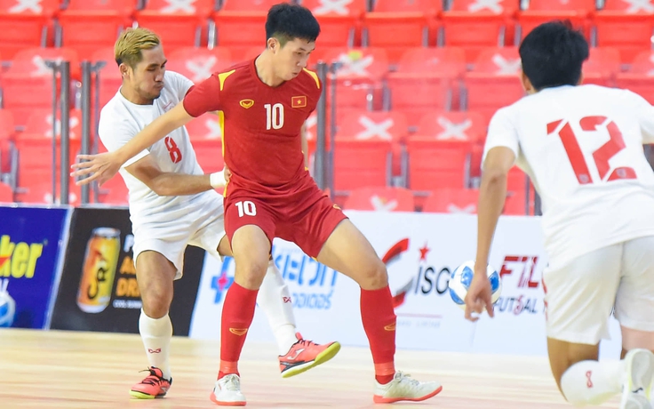 VCK futsal châu Á 2024, Việt Nam 0-0 Myanmar: Ngọc Sơn bỏ lỡ cơ hội ghi bàn