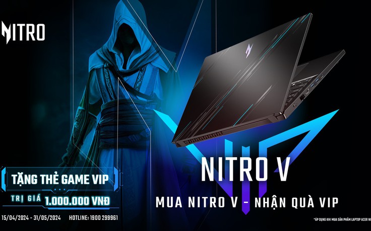 Acer Nitro V: Laptop gaming tầm trung chiến mượt các tựa game bom tấn 2024