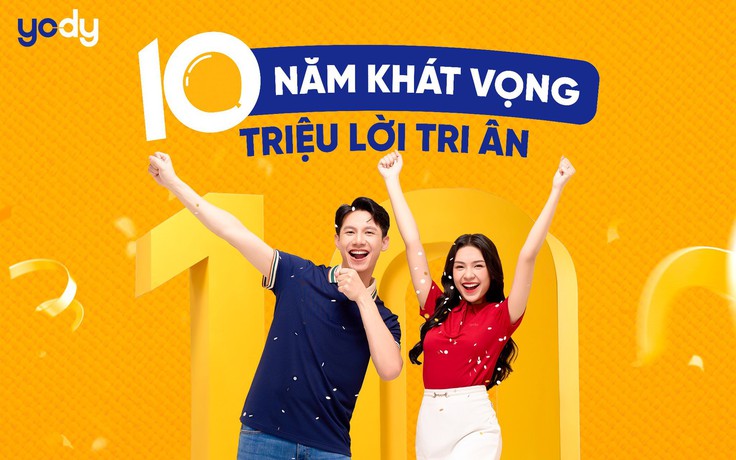 Thời trang Yody tặng 50 chỉ vàng và gây quỹ 1 tỉ đồng