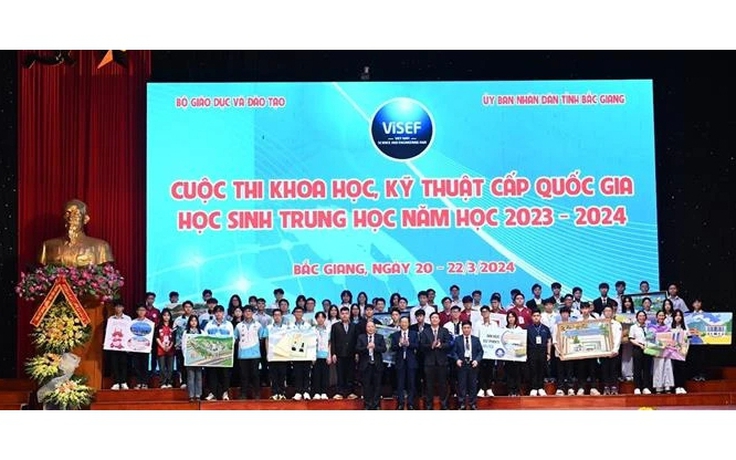 Tăng số lượng giải thưởng cuộc thi khoa học kỹ thuật quốc gia