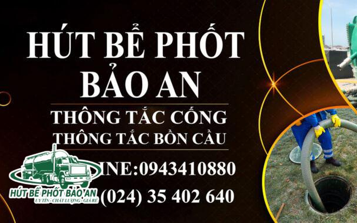 Bảo An 777 - Đơn vị hút bể phốt trọn gói giá rẻ, bảo hành 10 năm