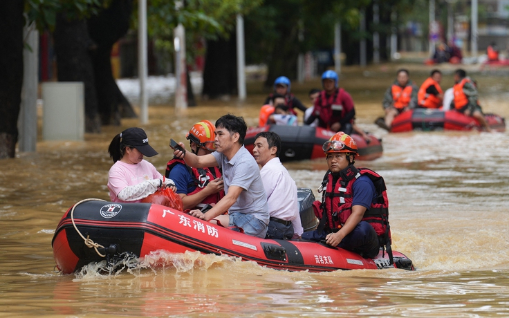 Lũ lụt đe dọa cả trăm triệu dân miền nam Trung Quốc